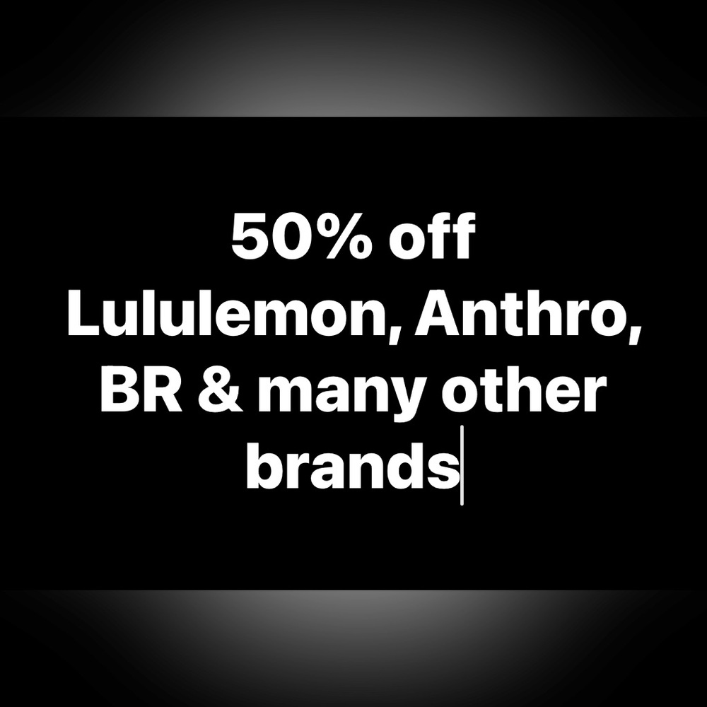 Everything 50% off